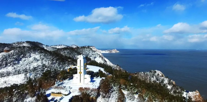 醉美长岛-冬天雪景【航拍图】